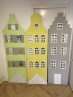 Prachtige Amsterdamse huisjes als deur/kast front of de muur, 105 cm of meer, Gebruikt, Minder dan 50 cm, Minder dan 75 cm