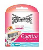 Wilkinson Sword quattro for women 6 st. (2 voor €15,-), Ophalen of Verzenden, Nieuw, Overige typen