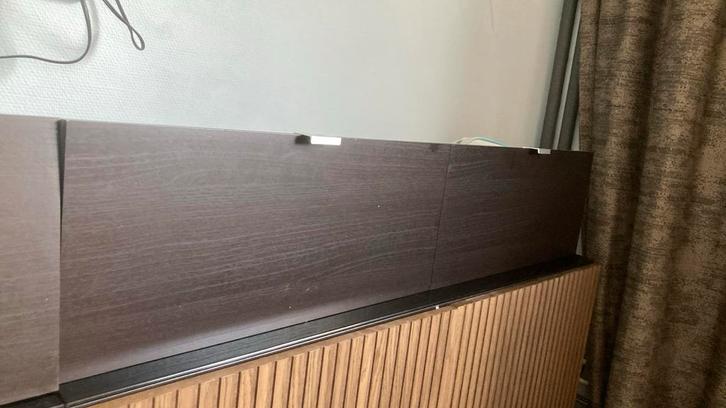 4 Besta lades met donker bruin front.  Rails and gripje, Huis en Inrichting, Kasten | Wandmeubels, Zo goed als nieuw, Minder dan 100 cm