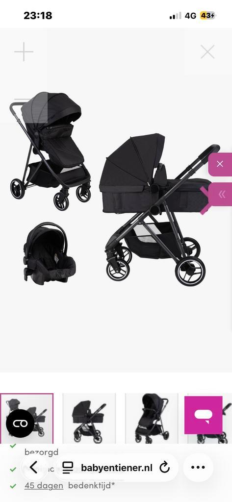 X Adventure Rover 3-in-1 Kinderwagen Zwart, Kinderen en Baby's, Kinderwagens en Combinaties, Zo goed als nieuw, Combiwagen, Overige merken