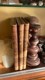 Antieke boeken met leren kaft, reeksen en losse boeken, Minder dan 25 cm, Gebruikt, Ophalen of Verzenden