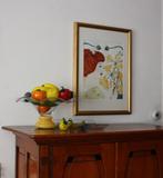 Schilderij in Art Nouveau deco spiegel, Ophalen