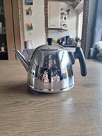 dubbelwandige theepot, Huis en Inrichting, Keuken | Potten en Pannen, Ophalen of Verzenden, Gebruikt, Rvs, Overige typen