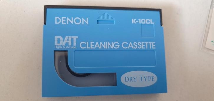Denon DAT cleaning cassette K-10CL original dry type in doos, Cd's en Dvd's, Cassettebandjes, Zo goed als nieuw, Origineel, Overige genres