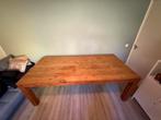 Grenen tafel 2.20x1.00, Ophalen, 50 tot 100 cm, Zo goed als nieuw, Vijf personen of meer