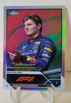 Max Verstappen F1 2023 Topps Chrome base Refractor image 179, Ophalen of Verzenden, Zo goed als nieuw, Plaatje