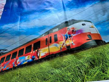 T002 - NS Koploper Olympische Spelen Poster - Zeildoek beschikbaar voor biedingen