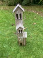 Houten Vogelhuisje Toren, Ophalen of Verzenden, Gebruikt