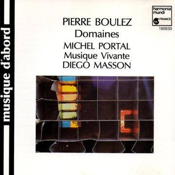 BOULEZ Domaines CD MASSON HM NIEUWSTAAT beschikbaar voor biedingen
