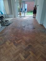 Oude visgraat vloer, Ophalen, Gebruikt, 10 tot 25 m²