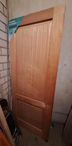 2x Massief Houten Opdekdeuren 80x201,5cm, Doe-het-zelf en Verbouw, Deuren en Horren, Ophalen