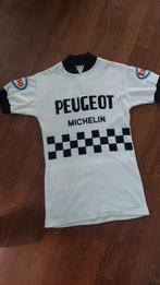 Retro vintage Peugeot wielershirt, Fietsen en Brommers, Fietsaccessoires | Fietskleding, Ophalen of Verzenden, Gebruikt, Bovenkleding
