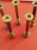 5 st Messing bout plat verzonken kop m6x60/20 mm kotter ark, Watersport en Boten, N, Nieuw, Ophalen of Verzenden, N