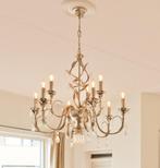 Kroonluchter, Huis en Inrichting, Lampen | Hanglampen, Ophalen, Zo goed als nieuw, Glas, 50 tot 75 cm