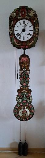 Franse comptoise klok met bloemenslinger uit Albi., Ophalen