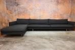 ZGANieuw zwart/grijze stoffen Montis Axel design hoekbank XL, Montis, Design, 300 cm of meer, Ophalen of Verzenden