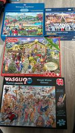 Puzzels 4 stuks partij gibsons falcon was gij, Ophalen of Verzenden, 500 t/m 1500 stukjes, Gebruikt