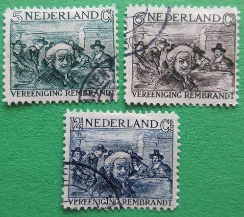 Nederland 1 NVPH 229 - 231 Rembrandt 1930 gestempeld, Postzegels en Munten, Postzegels | Nederland, Gestempeld, T/m 1940, Verzenden