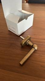 Raamkruk draai-kiep linksdraaiend brons antiek, Doe-het-zelf en Verbouw, Hang- en Sluitwerk, Ophalen of Verzenden, Zo goed als nieuw