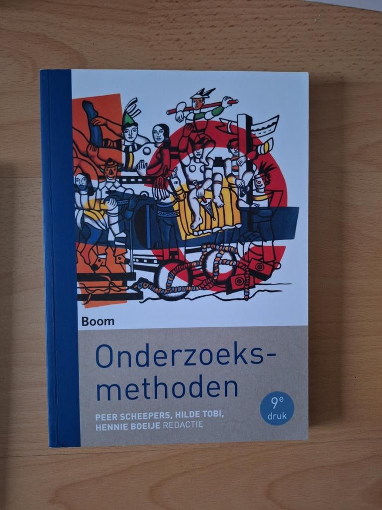 Onderzoeksmethoden - Peer Scheepers, Hilde Tobi, Ophalen of Verzenden, Zo goed als nieuw, HBO, Peer Scheepers, Hilde Tobi