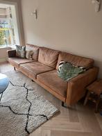 WOOOD Rodeo Bank Cognac + Hocker (optioneel), Huis en Inrichting, Ophalen, 250 tot 300 cm, Gebruikt, Rechte bank