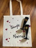 Huwelijk cadeau tasje. Tasje voor het bruidspaar., Ophalen of Verzenden, Nieuw, Feestartikel, Geboorte of Huwelijk