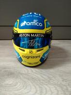 Gesigneerd: Fernando Alonso 1:2 helm Aston Martin F1., Ophalen of Verzenden, Nieuw, Formule 1
