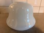 Vintage glazen lampenkap, Huis en Inrichting, Wit, Rond, Ophalen of Verzenden, Zo goed als nieuw
