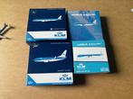 4x klm 1/400 modellen, Verzamelen, Verzenden, Zo goed als nieuw, Schaalmodel