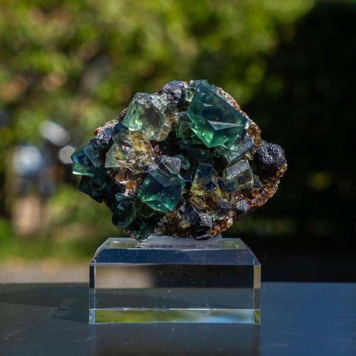 fluoriet uit pocket 42 #7, Verzamelen, Mineralen en Fossielen, Mineraal, Ophalen of Verzenden