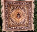 Vintage tafelkleed /vloerkleed jaren 50/60, Gebruikt, Vintage, Ophalen of Verzenden, Bruin