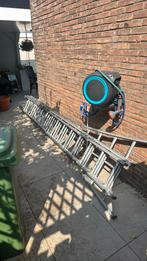 Ladder 3x 14, Doe-het-zelf en Verbouw, Ladders en Trappen, Ophalen of Verzenden, Gebruikt, Opvouwbaar of Inschuifbaar, 4 meter of meer