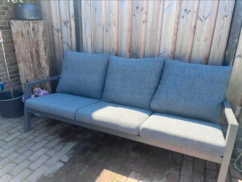 Loungebank 3 persoons 205 cm breed., Tuin en Terras, Tuinbanken, Zo goed als nieuw, Aluminium, Ophalen