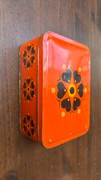 Retro vintage oranje blik, Ophalen of Verzenden, Zo goed als nieuw, Overige, Overige merken