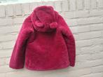 Teddy jasje voor meisje donkerrood met oortjes mt.110/116, Meisje, Ophalen of Verzenden, Zo goed als nieuw, Jas