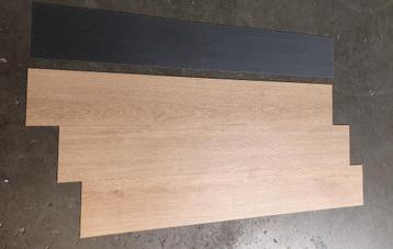 Restpartij 76 m2 plak Pvc . Colour 107-Light Oak beschikbaar voor biedingen