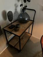 Industriële Trolley - Bijzettafel, Huis en Inrichting, Gebruikt, Minder dan 50 cm, Rechthoekig, 50 tot 100 cm