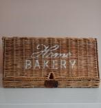 Riviera Maison Rustic Rattan Broodmand Home Bakery, Verzenden, Zo goed als nieuw, Rond, Riet