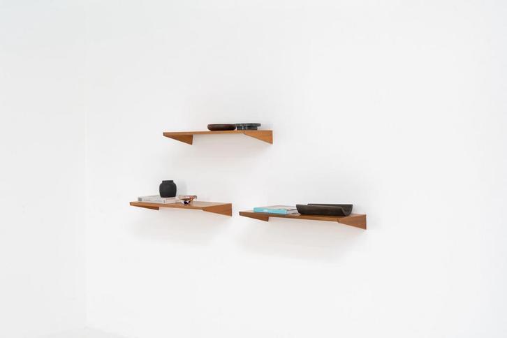 Set van 3 vintage wandplanken van Kai Kristiansen, Huis en Inrichting, Woonaccessoires | Wandplanken en Boekenplanken, Zo goed als nieuw