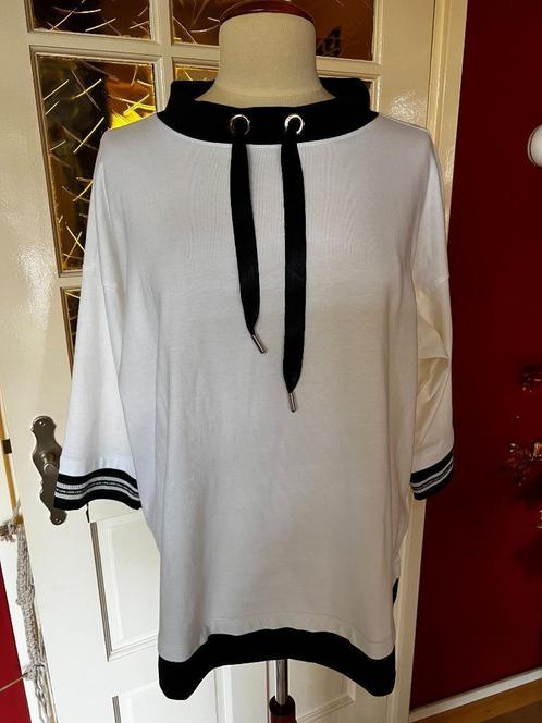 witte katoenen trui, Kleding | Dames, Truien en Vesten, Zo goed als nieuw, Maat 38/40 (M), Wit, Ophalen