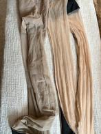 Vintage hold ups en panty met zwarte streep, Kleding | Dames, Leggings, Maillots en Panty's, Verzenden, Zwart, Maat 44/46 (L)