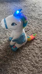 Eenhoorn met bewegende vleugels en geluid, Kinderen en Baby's, Speelgoed | Knuffels en Pluche, Ophalen of Verzenden, Gebruikt