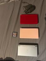 3x Nintendo DS Lite met lader en 482 in 1 spel, Spelcomputers en Games, Spelcomputers | Nintendo DS, Ophalen of Verzenden, Rood