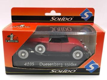 Solido 4035 Duesenberg Spider rood -GOED- M15 beschikbaar voor biedingen