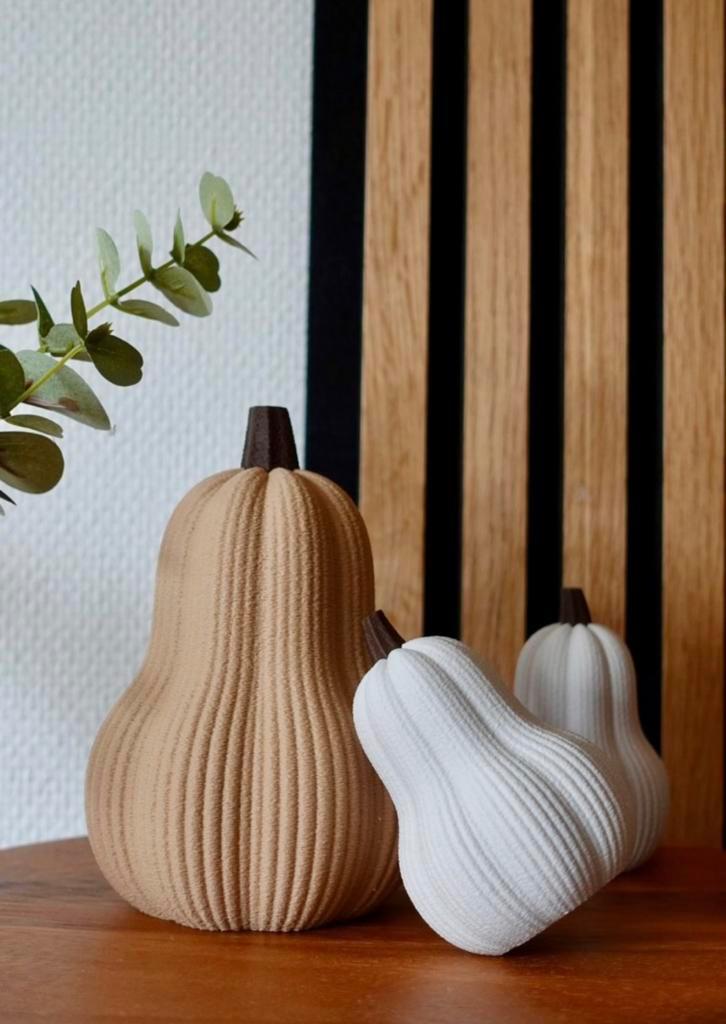 3D Geprinte Pompoenen - Herfstdecoratie, Huis en Inrichting, Woonaccessoires | Overige, Nieuw, Ophalen of Verzenden
