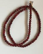 Ketting met Granaat kralen, Sieraden, Tassen en Uiterlijk, Antieke sieraden, Ophalen of Verzenden, Overige materialen, Ketting