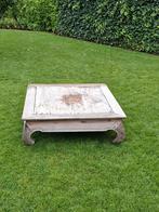 Teakhouten Opium Tafel, Huis en Inrichting, Tafels | Salontafels, Ophalen, Gebruikt, 50 tot 100 cm, 50 tot 100 cm