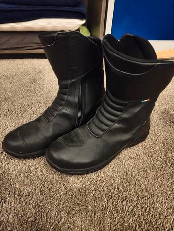 Motorlaarzen Maat 44 - Zwart Leer Falcon beschikbaar voor biedingen