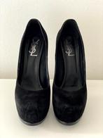 YSL High Heel Shoes - Black Suede, Ophalen of Verzenden, Zo goed als nieuw, Schoenen met hoge hakken, YSL