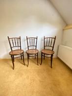 3 mooie vintage houten stoelen, Ophalen of Verzenden